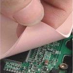 DTF series ultra-soft thermal silicon pad coated with fiberglass